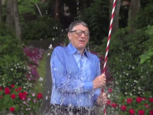 Bill Gates participates in the ALS Ice Bucket Challenge.